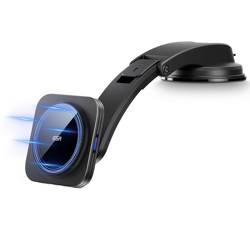 ESR HALOLOCK LOW ARM MAGNETIC MAGSAFE DASHBOARD CAR MOUNT WIRELESS CHARGER QI2 15W BLACK