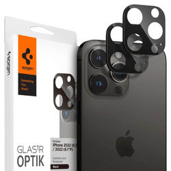 OSŁONA APARATU SPIGEN OPTIK.TR CAMERA PROTECTOR 2-PACK IPHONE 14 PRO / PRO MAX / 15 PRO / PRO MAX / 16 PRO / PRO MAX BLACK