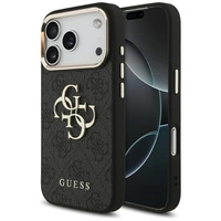 Etui Guess 4G Big 4G Classic Logo na iPhone 17 Pro - czarno-złote