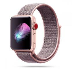 TECH-PROTECT NYLON APPLE WATCH 8 / 9 / 10 / 11 / SE (40 / 41 / 42 MM) PINK SAND