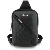 Torebka BMW Carbon Pocket & Metal Logo Crossbody na telefon - czarna
