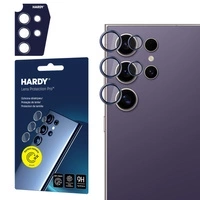 Szkło na obiektyw 3mk HARDY Lens Protection Pro do Samsung Galaxy S24 Ultra - fioletowe