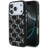 Etui Karl Lagerfeld IML KL Monogram MagSafe na iPhone 17 Pro - czarne