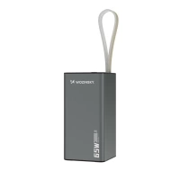 Powerbank Wozinsky K65+ 65W 30000mAh 2x USB-C, 1x USB-A 65W - szary