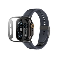 Szkło ochronne AMAZINGTHING Radix z etui na Apple Watch UItra 3 49 mm - czarne