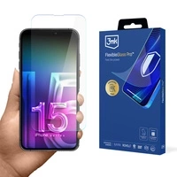 Szkło hybrydowe 3mk FlexibleGlass Pro na Apple iPhone 15 Plus
