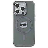 Karl Lagerfeld KLHMP15XHLSCHK iPhone 15 Pro Max 6.7" czarny/black hardcase IML Metal Choupette Head MagSafe