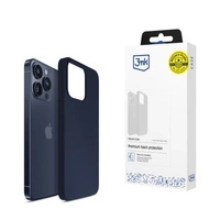 Etui 3mk Silicone Case na iPhone 15 Pro Max - granatowe