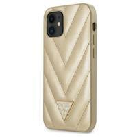 Guess GUHCP12SPUVQTMLBE iPhone 12 mini 5,4" złoty/gold hardcase V-Quilted Collection