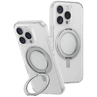 Etui UNIQ Swivix 360 Rotating Kickstand na iPhone 16 Pro - przezroczyste