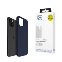Etui 3mk Silicone Case na iPhone 15 Plus - granatowe
