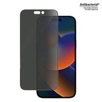 Szkło hartowane PanzerGlass Ultra-Wide Fit antybakteryjne prywatyzujące z pozycjonerem na iPhone 14 Pro Max