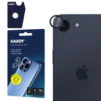Szkło na obiektyw 3mk HARDY Lens Protection Pro do Apple iPhone 16E - czarne
