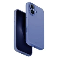 UNIQ etui Lino Hue iPhone 16 6.1" Magclick Charging niebieski/pearl blue