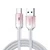 biały \ USB-A (męski) || USB-C (męski)