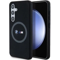 Etui BMW M Silicone Printed Ring MagSafe na Samsung Galaxy S24 - czarne