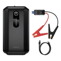 Jumpstarter Baseus Power Starter urządzenie rozruchowe booster 10000mAh 12V (1000A / 500A) + kable krokodylki czarny (C00245501113-00)