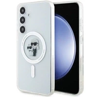 Etui Karl Lagerfeld IML Karl&Choupette MagSafe na Samsung Galaxy S24+ - przezroczyste