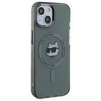 Karl Lagerfeld KLHMP15SHLSCHK iPhone 15   6.1" czarny/black hardcase IML Metal Choupette Head MagSafe