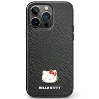 Etui Hello Kitty Metal Logo Kitty Head na Samsung Galaxy Z Flip 5 - czarne