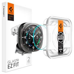 SZKŁO HARTOWANE SPIGEN GLAS.TR ”EZ-FIT” 2-PACK SAMSUNG GALAXY WATCH ULTRA 2024 / 2025 (47 MM) CLEAR