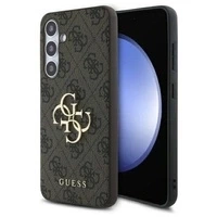 Guess GUHCS24FE4GMGBR S24 FE S721 brązowy/brown hardcase 4G Big Metal Logo