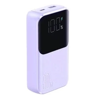 Mini powerbank z wbudowanymi kablami Joyroom JR-PBC07 20000mAh 30W - fioletowy