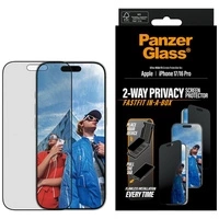 Szkło prywatyzujące PanzerGlass Ultra-Wide Fit Fastfit do iPhone 17 / 16 Pro