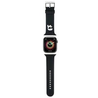 Pasek Karl Lagerfeld 3D Rubber Karl Head na Apple Watch 42/44/45/49mm - czarny