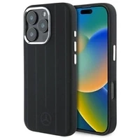 Mercedes MEHMP16X23SUVSK iPhone 16 Pro Max 6.9" czarny/black hardcase Silicone Vertical Tonal Stripes MagSafe