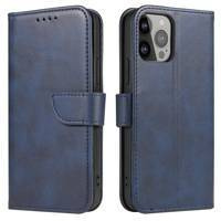 Magnet Case etui do Xiaomi Redmi Note 12 Pro+ pokrowiec z klapką portfel podstawka niebieskie