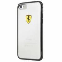 Ferrari Hardcase FEHCP7BK iPhone 7/8/SE 2022 / SE 2020 black/transparent Racing Shield