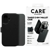 Etui CARE by PanzerGlass Feature Tango 2w1 Wallet Case MagSafe na iPhone 17 - czarne