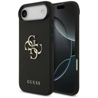Etui Guess Grained Big 4G & Classic Logo na iPhone Air - czarne