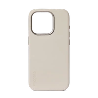 Etui Decoded Leather Case skórzane z MagSafe do iPhone 15 Pro - beżowe