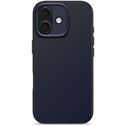 Decoded AntiMicrobial Silicone Backcover - silikonowa obudowa ochronna do iPhone 17 kompatybilna z MagSafe (true navy)