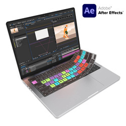 VerSkin Adobe After Effects Shortcut Keyboard Protector- MacBook Pro 14"/16" (M1) MacBook Air 13" (M2)