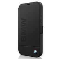 Etui BMW BMFLBKP12SSLLBK iPhone 12 mini 5,4" czarny/black book Signature