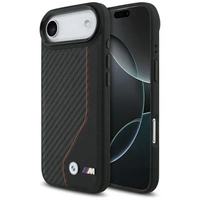 Etui BMW M Carbon Line & Logo MagSafe na iPhone Air - czerwone