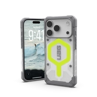 Etui UAG Pathfinder Clear MagSafe na iPhone 17 Pro - szaro-neonowe