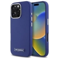 Karl Lagerfeld KLHMP16LPGMSRPB iPhone 16 Pro 6.3" niebieski/blue hardcase FW Metal Plate MagSafe