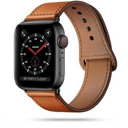 TECH-PROTECT LEATHERFIT APPLE WATCH 8 / 9 / 10 / 11 / SE / ULTRA (44 / 45 / 46 / 49 MM) BROWN