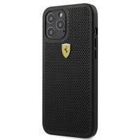 Ferrari FESPEHCP12LBK iPhone 12 Pro Max 6,7" czarny/black hardcase On Track Perforated