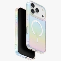 Etui UNIQ Iridescia Magclick Charging do iPhone 17 Pro - wielokolorowe