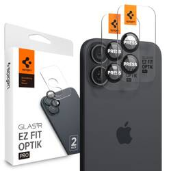 OSŁONA APARATU SPIGEN OPTIK PRO GLAS.TR ”EZ FIT” CAMERA PROTECTOR 2-PACK IPHONE 16 / 16 PLUS / 17 BLACK