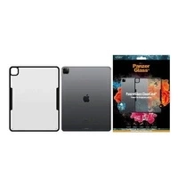 Etui PanzerGlass ClearCase antybakteryjne na iPad Pro 12.9" 2018 / 2020 / 2021 - przezroczysto-czarne