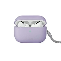 Etui UNIQ Lino Silicone AirPods Pro 2 - fioletowe