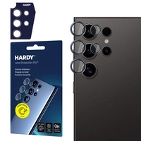 Szkło na obiektyw 3mk HARDY Lens Protection Pro do Samsung Galaxy S24 Ultra - czarne