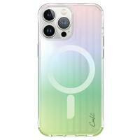 UNIQ etui Coehl Linear iPhone 15 Pro 6.1" Magnetic Charging opal/iridescent