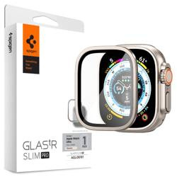SZKŁO HARTOWANE SPIGEN GLAS.TR SLIM PRO APPLE WATCH ULTRA 1 / 2 / 3 (49 MM) TITANIUM
